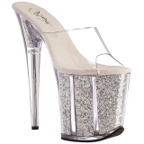 Hopea 20 cm FLAMINGO-801G glitter platform puukengt naisten