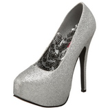 Hopea Glitter 14,5 cm Burlesque TEEZE-31G Platform Avokkaat Kengt