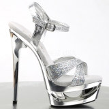 Hopea Glitter 16,5 cm Pleaser ECLIPSE-619G Piikki Korkokengt Platform