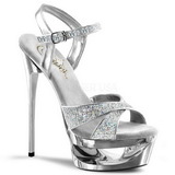 Hopea Kimalle 16,5 cm Pleaser ECLIPSE-619G Piikki Korkokengt Platform
