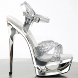 Hopea Kimalle 16,5 cm Pleaser ECLIPSE-619G Piikki Korkokengt Platform