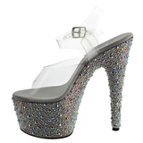 Hopea Strassi Kivi 18 cm BEJEWELED-708MS Plateau Korko-Kengt