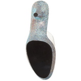 Hopea Strassikoristeet 15,5 cm BEJEWELED-601DM Tohveli Platform Kengt