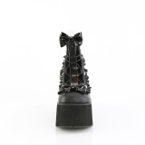Keinonahka 11,5 cm KERA-18 gootti platform naisten kenki rusetilla