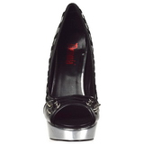 Keinonahka 13,5 cm PIXIE-18 naisten avokrkiset avokkaat kengt