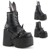 Keinonahka 13 cm DEMONIA CAMEL-202 gootti nilkkurit niiteill