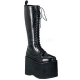 Keinonahka 15 cm MEGA-602 Platform Gootti Saappaat Miesten