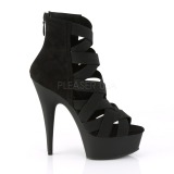 Keinonahka 15 cm Pleaser DELIGHT-600-24 platform korkosandaalit