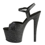 Keinonahka 18 cm Pleaser SKY-309MMG glitter platform korkokengt naisten