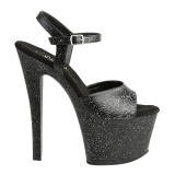 Keinonahka 18 cm Pleaser SKY-309MMG glitter platform korkokengt naisten