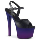 Keinonahka 18 cm SKY-309BP pleaser korkosandaalit platform