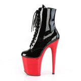 Keinonahka 20 cm FLAMINGO-1020 pleaser korkonilkkurit joissa platform