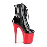 Keinonahka 20 cm FLAMINGO-1020 pleaser korkonilkkurit joissa platform