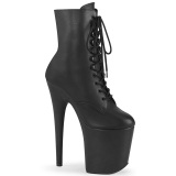 Keinonahka 20 cm FLAMINGO-1020LWR pleaser korkonilkkurit joissa platform