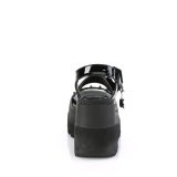 Kiiltonahka 11,5 cm SHAKER-13 kimaltavat korkosandaalit kiilakorko sandaalit