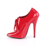 Kiiltonahka 15 cm DOMINA-460 nauha avokkaat kengt oxford punaiset