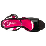 Kiiltonahka 15 cm KISS-209TT Sandaalit Neon Platform