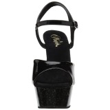 Kiiltonahka 15 cm Pleaser DELIGHT-609MG kimallus platform korkokengt naisten