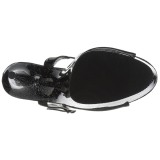 Kiiltonahka 15 cm Pleaser DELIGHT-609MG kimallus platform korkokengt naisten
