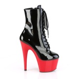 Kiiltonahka 18 cm ADORE-1020 pleaser korkonilkkurit joissa punaiset pohja