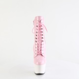 Kiiltonahka 18 cm ADORE-1020 pleaser korkonilkkurit joissa valkoiset pohja