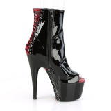 Kiiltonahka 18 cm ADORE-1025 pleaser nilkkurit korsetti platform