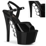 Kiiltonahka 18 cm KNUCKS-709 pleaser korkokengt platform