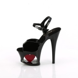 Kiiltonahka 18 cm MOON-709H platform juhlakengt naiset