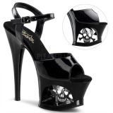 Kiiltonahka 18 cm MOON-709SK Platform Korkokengiss