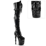 Kiiltonahka 20 cm RAPTURE-3028 kallo platform overknee saappaat korkokengt