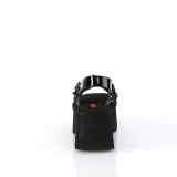 Kiiltonahka 6,5 cm DemoniaCult FUNN-12 lolita emo sandaalit platform