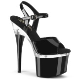 Kiiltonahka platform 18 cm ESTEEM-709 pleaser korkokengt