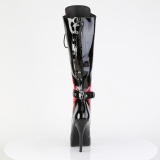 Kiiltonahkaiset 13,5 cm high heels pleaser korkosaappaat platform