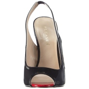 Kiiltonahkaiset slingback avokkaat 13 cm SEXY-08 peep toe avokrkiset korkokengt