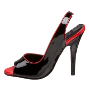 Kiiltonahkaiset slingback kengt 13 cm SEDUCE-117 platform slingback korkokengt