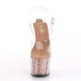 Kupari glitter 18 cm Pleaser ADORE-708G tankotanssi kengt