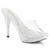 Lpinkyv 11,5 cm ELEGANT-401 Strassi kivi platform puukengt naisten