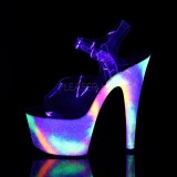 Lpinkyv 18 cm ADORE-708GXY Neon platform korkokengt naisten