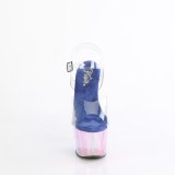 Lpinkyv 18 cm ADORE-708HT Siniset korkeakorkoiset sandaalit naisten