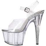 Lpinkyv 18 cm ADORE-708MMG glitter platform korkokengt naisten