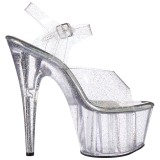 Lpinkyv 18 cm ADORE-708MMG glitter platform korkokengt naisten