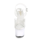 Lpinkyv 18 cm DISCOLITE-708 strippari kengt tankotanssi sandaletit LED hehkulamppu