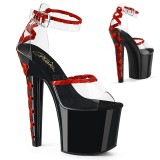 Lpinkyv 18 cm LOVESICK-712 pleaser korkosandaalit korsetti korot