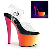 Lpinkyv 18 cm RAINBOW-308UV Sandaalit Neon Platform