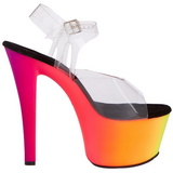 Lpinkyv 18 cm RAINBOW-308UV Sandaalit Neon Platform