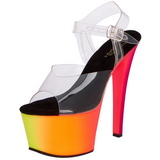 Lpinkyv 18 cm RAINBOW-308UV Sandaalit Neon Platform