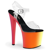 Lpinkyv 19 cm RAINBOW-708UV Sandaalit Neon Platform