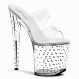 Lpinkyv 20 cm Pleaser STARDUST-802 Strassisomisteiset Platform Puukengt