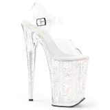 Lpinkyv 23 cm Pleaser INFINITY-908MG glitter platform korkokengt naisten