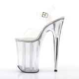 Lpinkyv 23 cm Pleaser INFINITY-908MG glitter platform korkokengt naisten